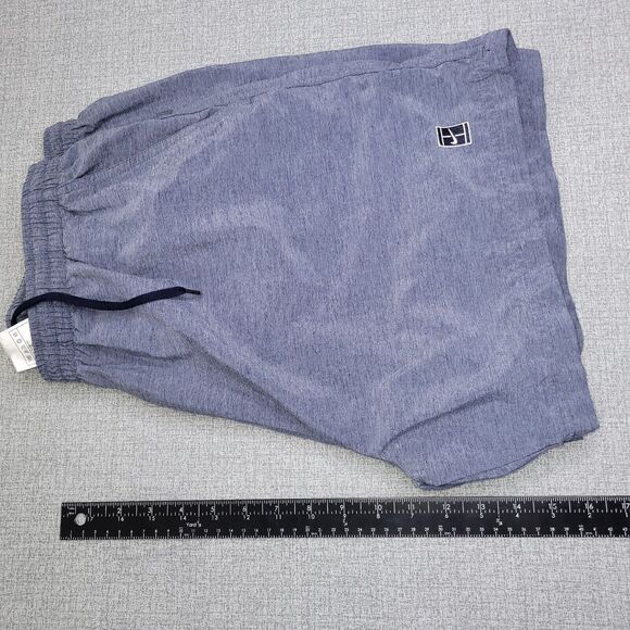 Nike Court Men Shorts Large Drawstring Elastic Waist Pockets Unlined Blue - Picture 7 of 10